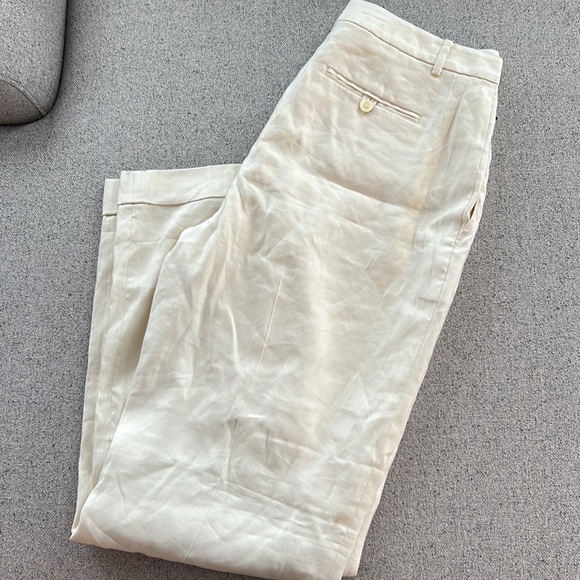 Ralph Lauren Cream linen pants - Picture 6 of 6